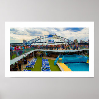 Affiche | Bateau de croisière Sydney Harbour Bridg