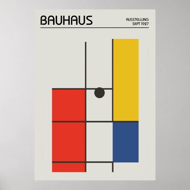Affiche Bauhaus (Devant)