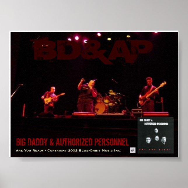 Affiche - BD&AP Concert "Are You Ready" Promo (Devant)