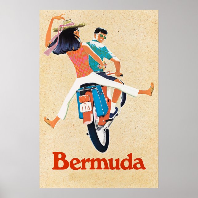 Affiche Bermudes Travel (Devant)