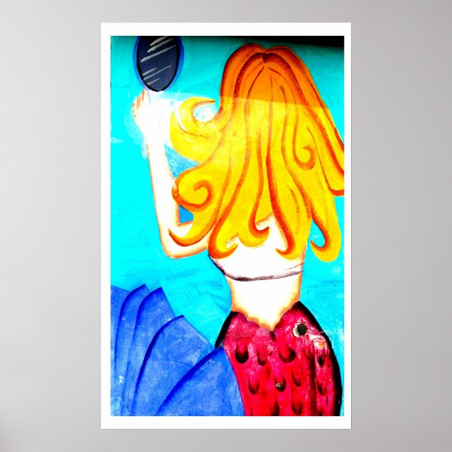 affiche blonde mermaid (Devant)