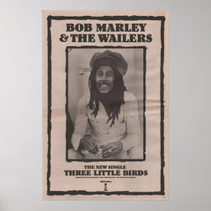 Affiche BOB MARLEY - 1980 original NME - Trois