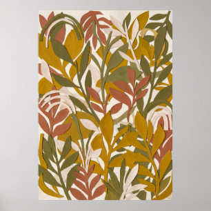 Affiche botanique Lavande Olive