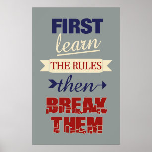 Affiche Breaking Rules