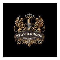 Affiche brillante de la Brotherhood Cigar Company