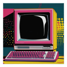 Affiche Brillante Technologie de Communication | A
