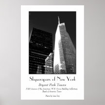 Affiche 'Bryant Park Towers'