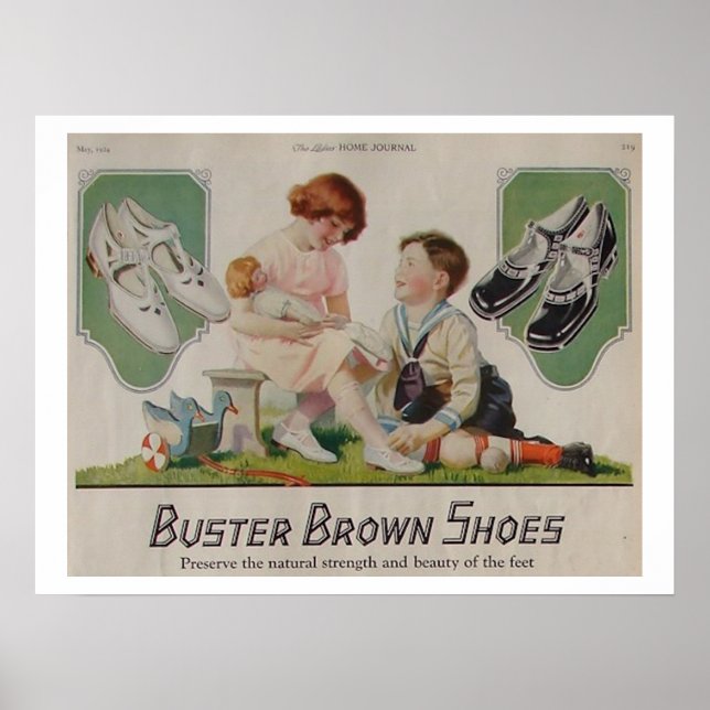 Affiche Buster Chaussures Brown (Devant)