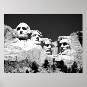 Affiche BW de la TA Rushmore