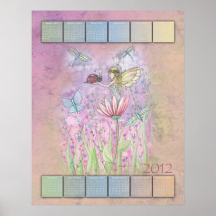 Affiche Calendrier de l'année 2012 de Fariy