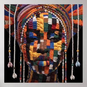 Affiche Célébrant les Femmes Noires Colorées