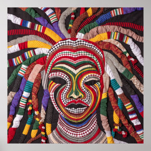 Affiche célébrant les femmes noires colorées