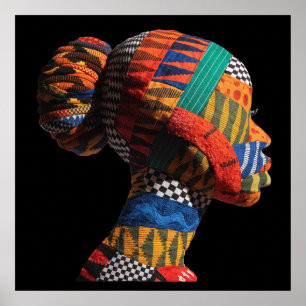 Affiche célébrant les femmes noires colorées