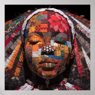 Affiche célébrant les femmes noires colorées