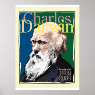 Affiche Charles Darwin
