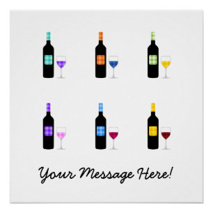 Affiche Checkered mignonne faite sur commande de
