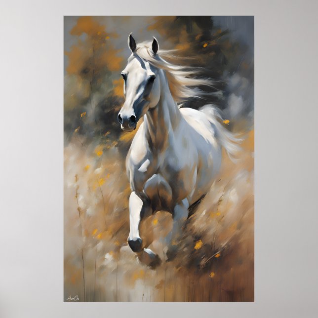 Affiche | Cheval | Style de peinture (Devant)