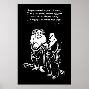 Affiche chinoise de poètes