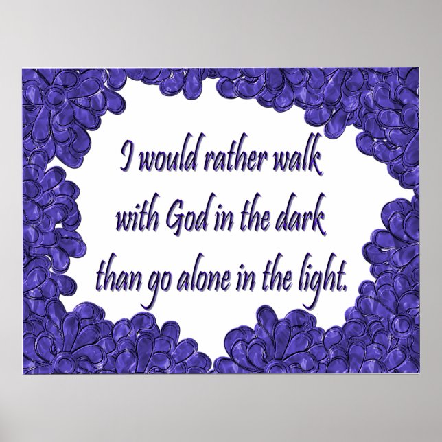 Affiche chrétienne avec inspiration (Devant)