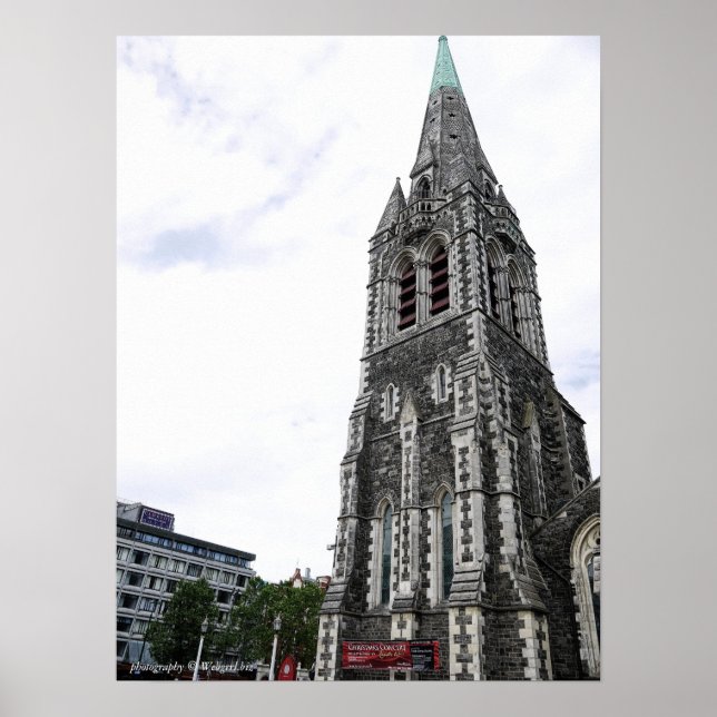 Affiche ChristChurch Cathedral, Nouvelle-Zélande (Devant)