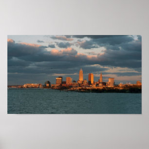 Affiche Cleveland A Glow