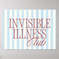 Affiche 'Club de la maladie invisible'