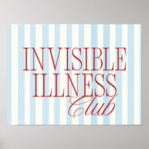 Affiche 'Club de la maladie invisible'