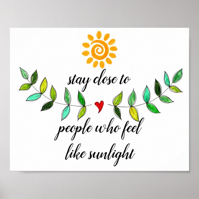 Affiche colorée d'amitié inspirationnelle (Devant)