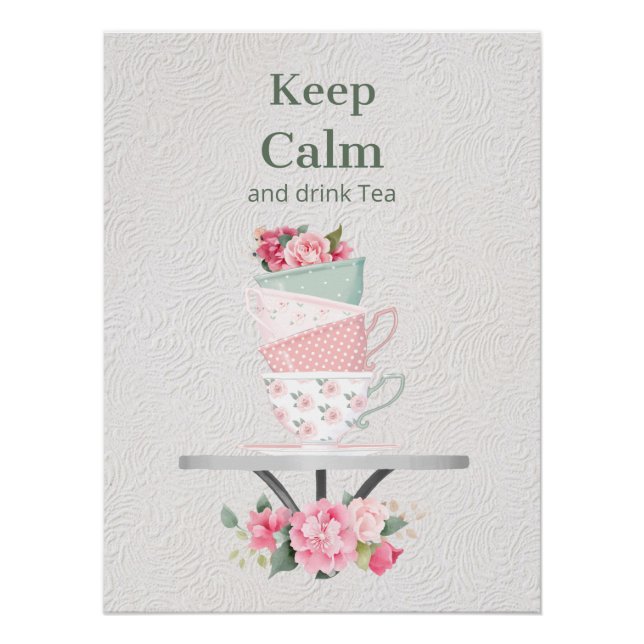 Affiche Conserver le calme (Devant)