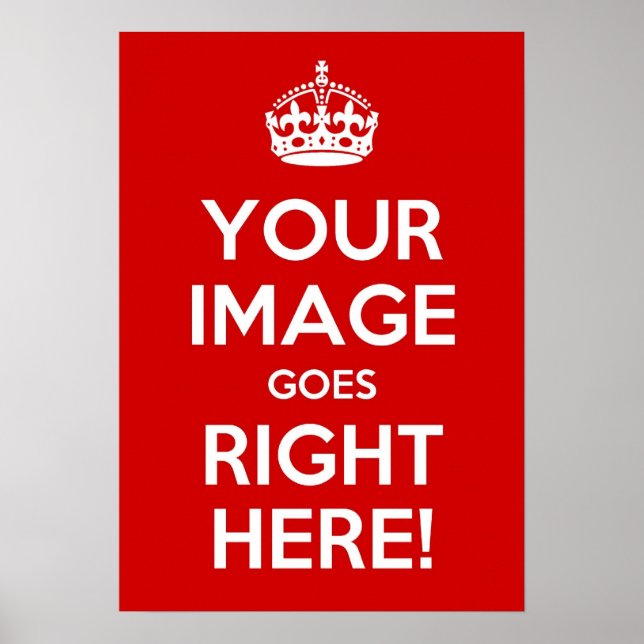 Affiche Conserver le calme (Devant)