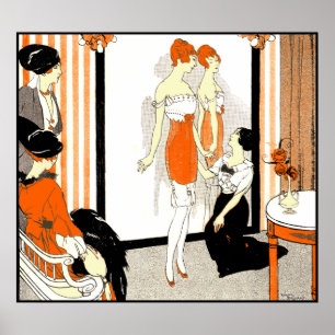 Affiche Corsets Les Corsets Le Furet Paris