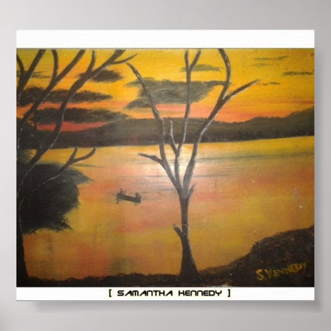 affiche couleur lac (Devant)