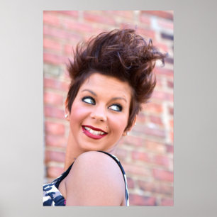 Affiche courte de salon de coupe de balancier