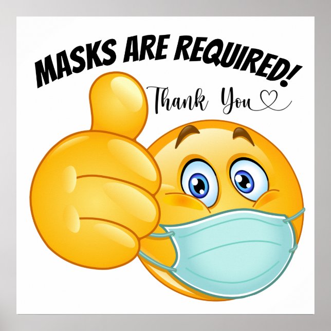 Affiche COVID MASK (Devant)