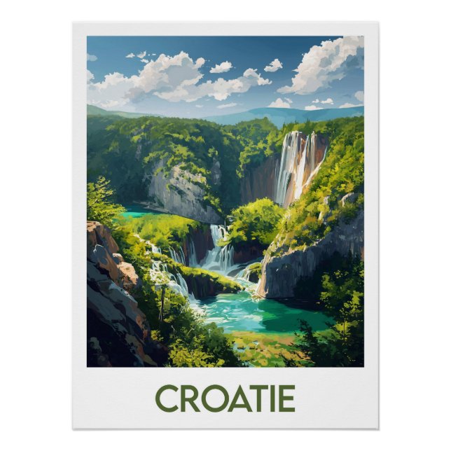Affiche Croatie (Devant)