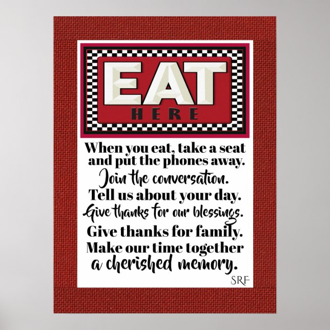 Affiche Cuisine de Famille 4 (Devant)