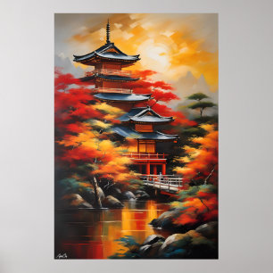 Affiche   Culture japonaise   Style de peinture à 