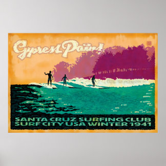 Affiche Cypress Point de Stephen Hosmer