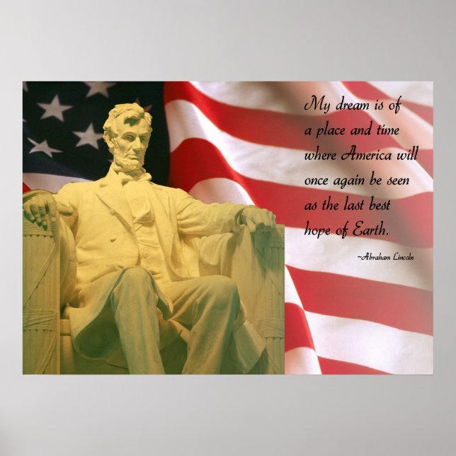 Affiche d'Abraham Lincoln (Devant)