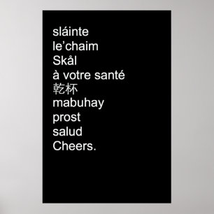 Affiche d'acclamations