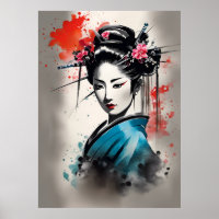 Affiche d'AI Geisha