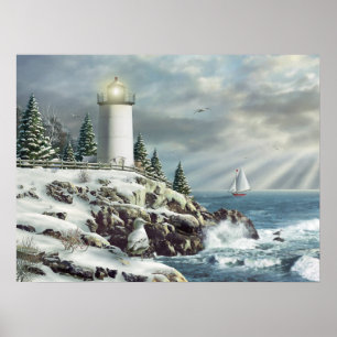 Affiche d'Alan Giana "Après la neige"