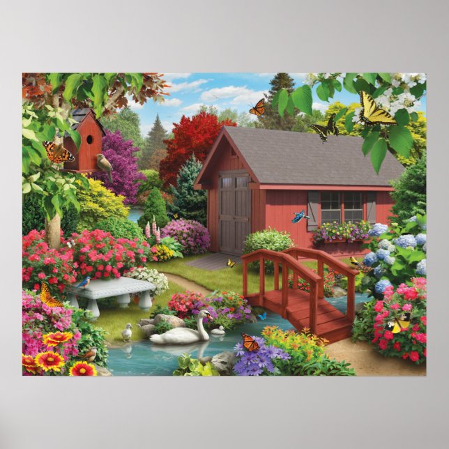 Affiche d'Alan Giana "By the Bridge" (Devant)