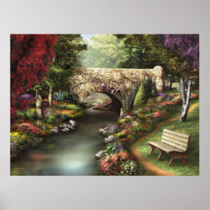 Affiche d'Alan Giana "Une journée dans le parc"