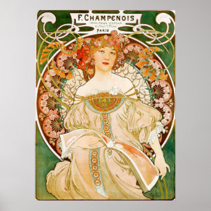 Affiche d'Alphonse (Alfons) Mucha :  Champenois