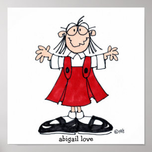 affiche d'amour d'Abigaïl