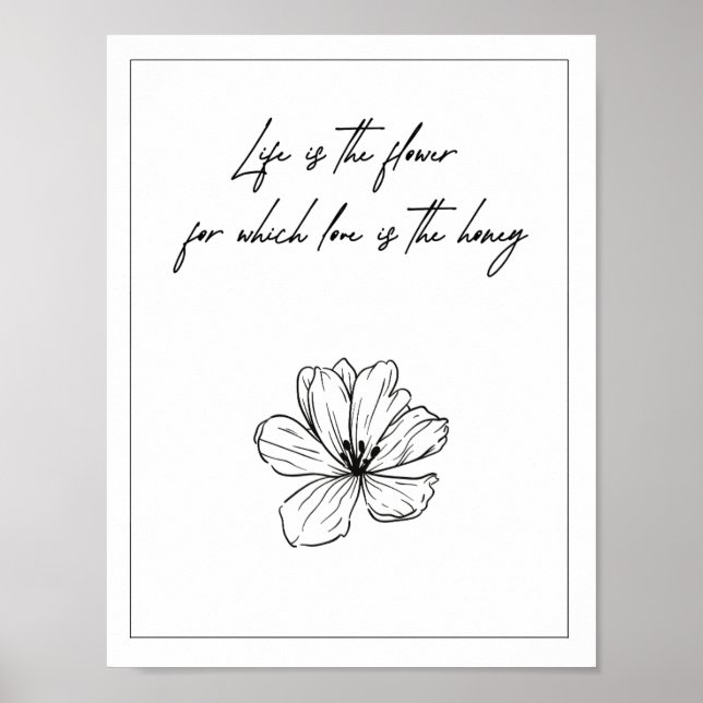 Affiche d'amour inspirationnelle (Devant)