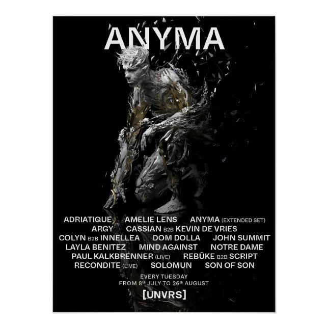 Affiche d'Anyma (Devant)
