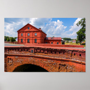 Affiche d'architecture de Belarus Беларусь Orsha О