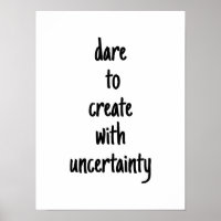 Affiche Dare To Create